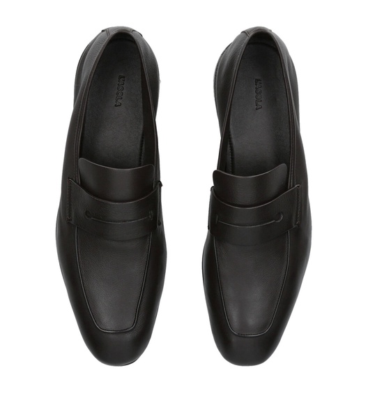 Leather-Cashmere L'Asola SECONDSKIN Loafers