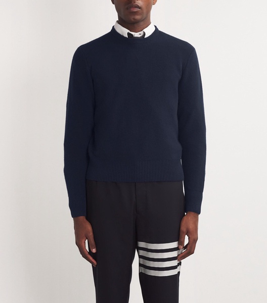 Virgin Wool Washed Piqué Sweater