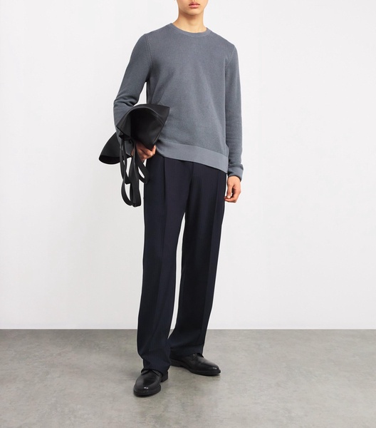 Textured Rice-Stitch Sweater