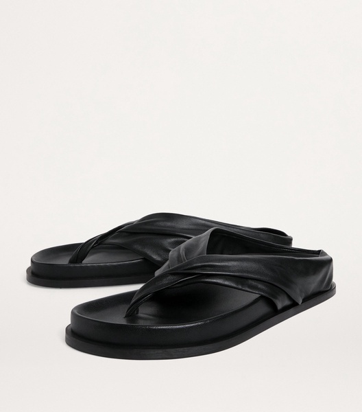 Leather Shaw Sandals