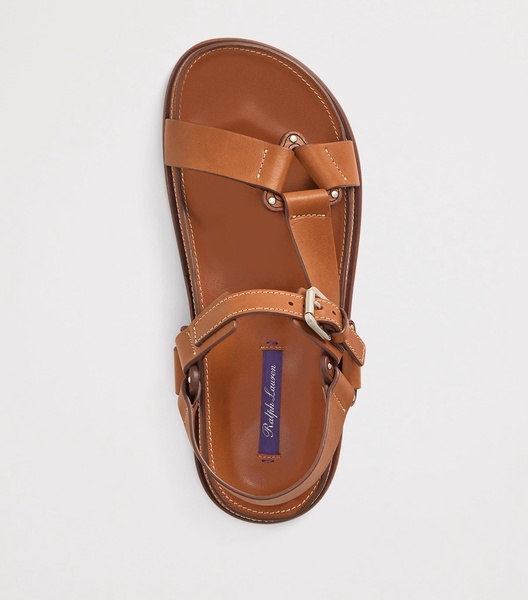 Leather Nolen Flat Sandals