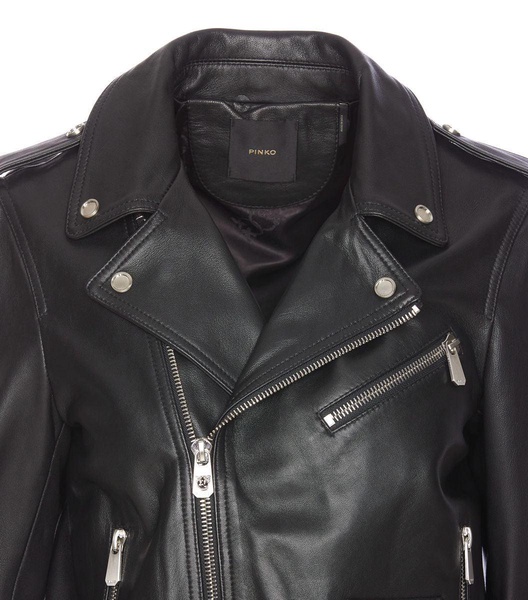 Pinko Costa Rica Leather Jacket