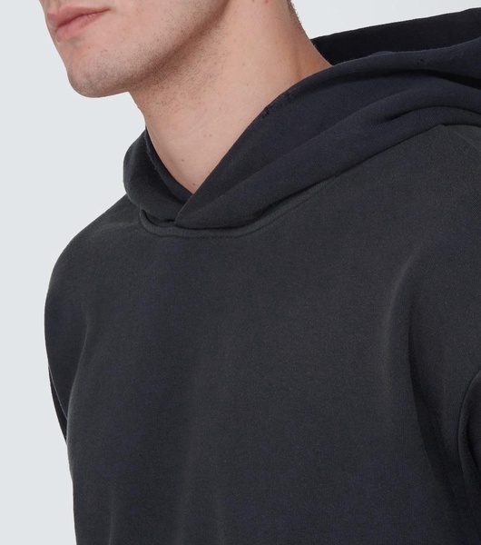Logo cotton-blend hoodie