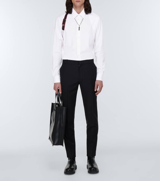 Signature Harness cotton-blend shirt