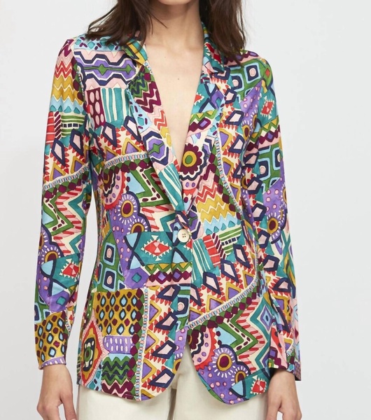 margot jacket in multi