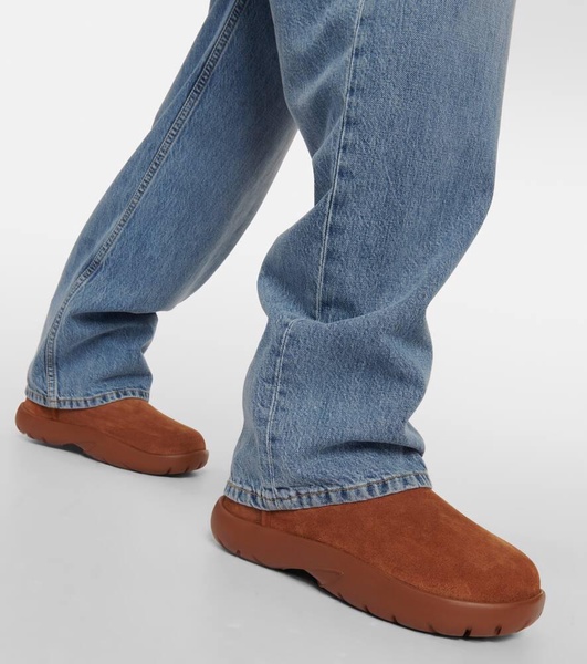 Suede ankle boots
