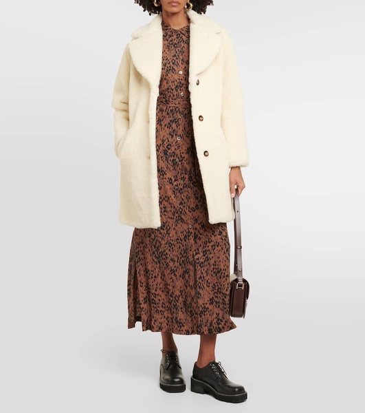 Nicolette cotton and wool coat