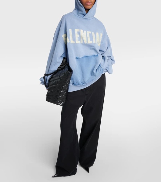 Tape Type cotton fleece hoodie