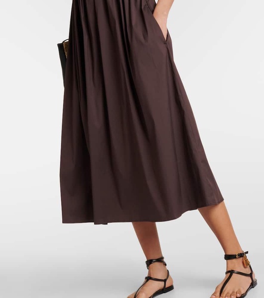 Stelvio cotton-blend midi dress