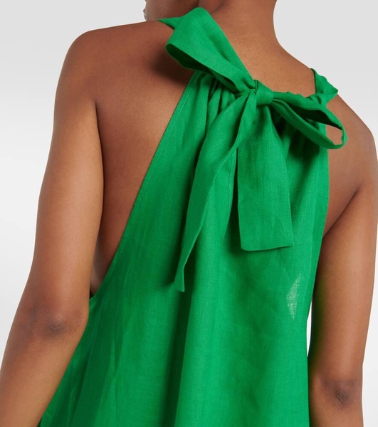 Ibiza linen maxi dress
