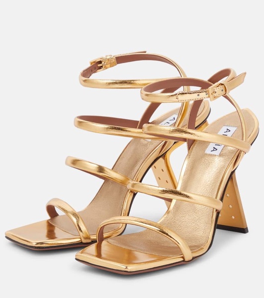 Perfo leather sandals
