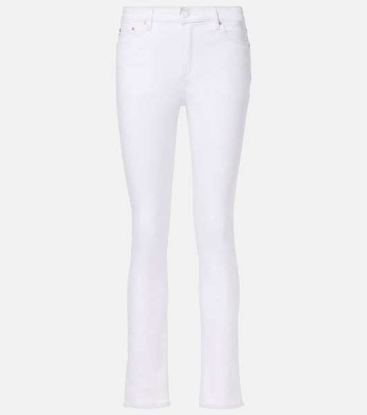 Mari high-rise cropped flared jeans
