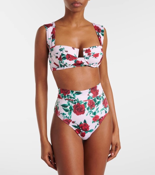 Donna floral bikini top