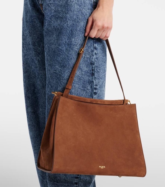 Le Click Medium suede shoulder bag