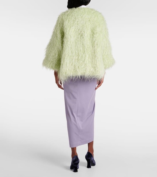 Faux shearling jacket