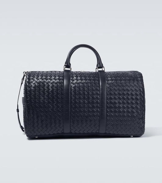 Intrecciato Large leather duffle bag