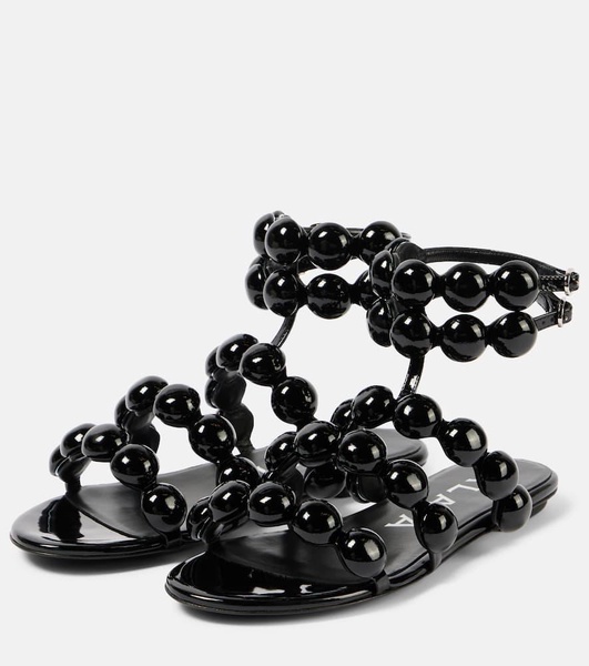 Sphere leather sandals