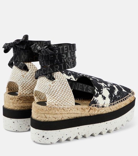 Gaia faux leather espadrille sandals