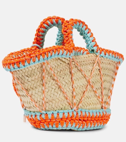 Luis Mini macramé basket bag