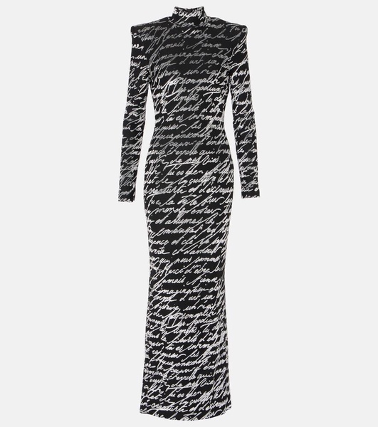 Love Letter jacquard gown