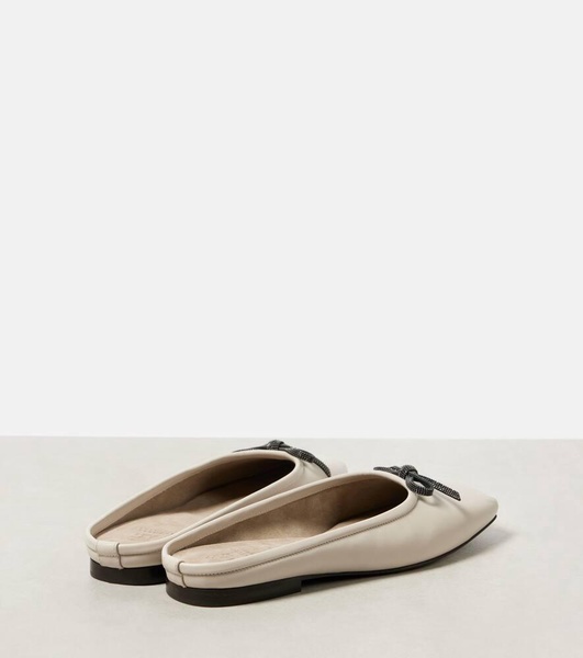 Monili leather mules