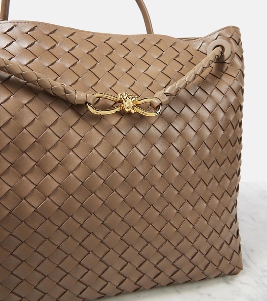 Andiamo Intrecciato Large leather tote bag