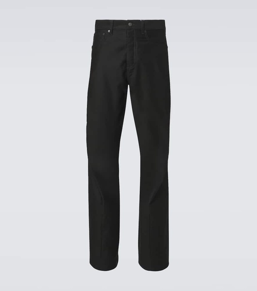 Cotton straight pants