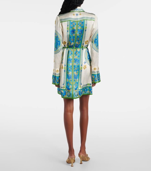 Vivianna printed shirt dress