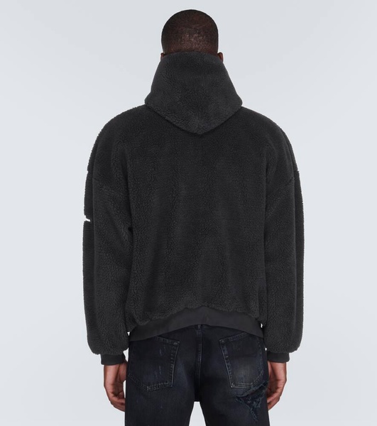 Oversized fleece hoodie