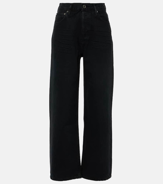 Ren high-rise cropped straight jeans