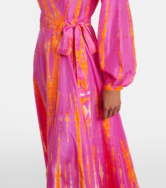 Silk maxi dress