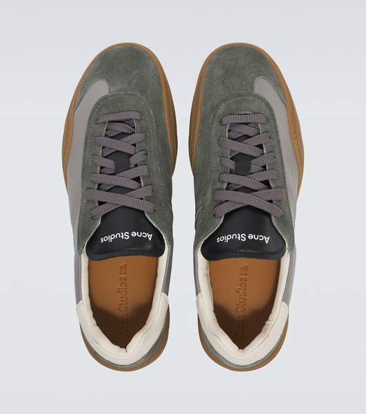 Bars M suede and leather sneakers