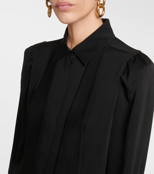 Paraggi tie-neck silk blouse