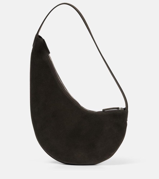 Lune Mini suede shoulder bag