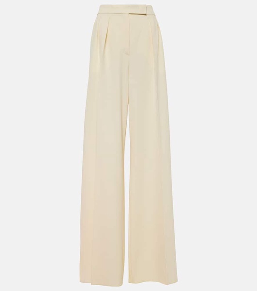 Karub high-rise wide-leg wool pants