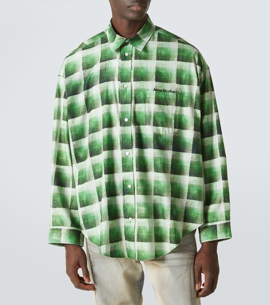 Checked cotton shirt