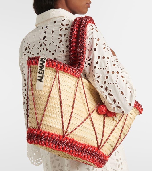 Lalo Maxi macramé basket bag