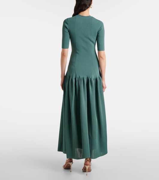 Maisie ribbed-knit maxi dress