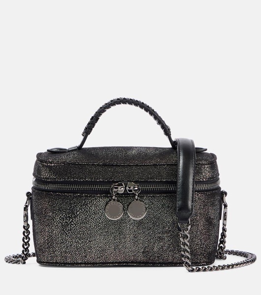 Falabella Mini metallic faux leather tote bag