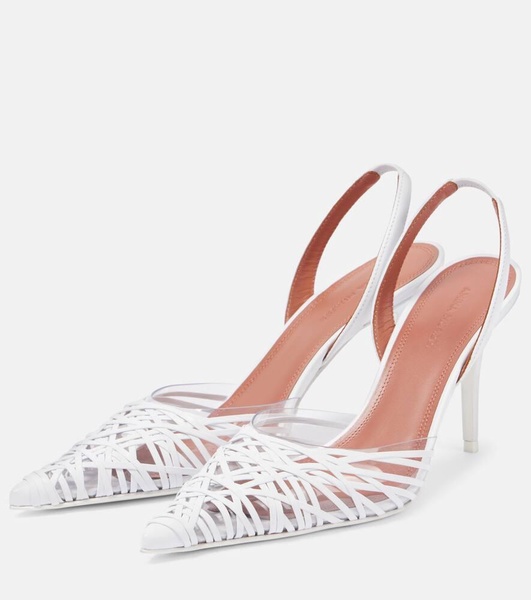 Lori 90 leather slingback pumps