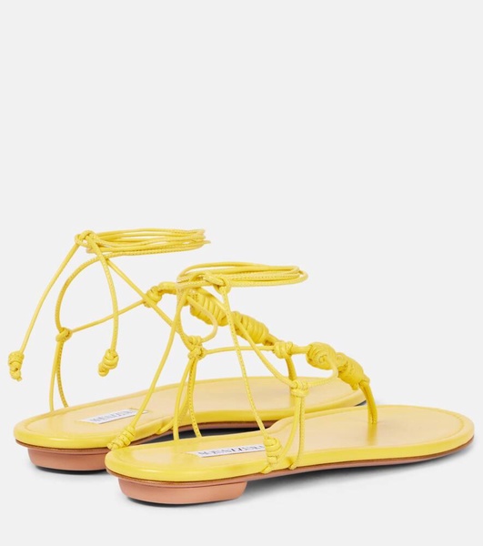 Oaxaca leather thong sandals