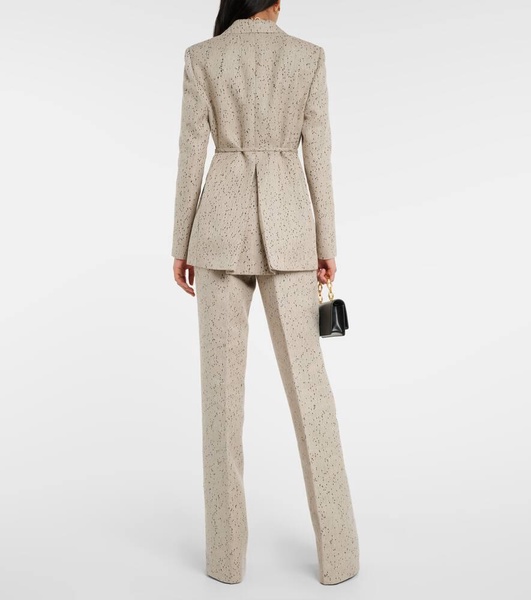 Hattson sequined tweed blazer