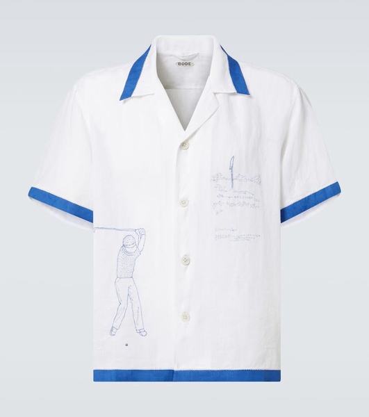 Club Champion embroidered linen shirt