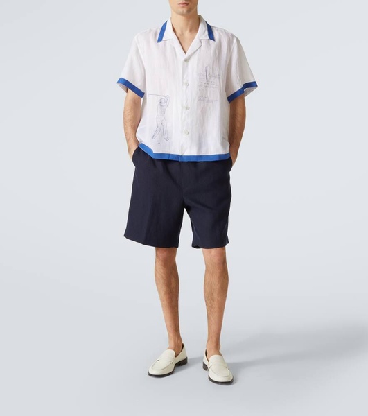 Club Champion embroidered linen shirt