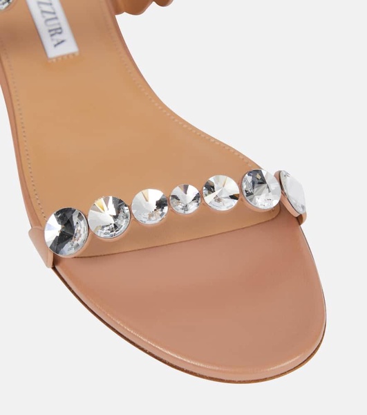 Maxi-Tequila embellished leather sandals