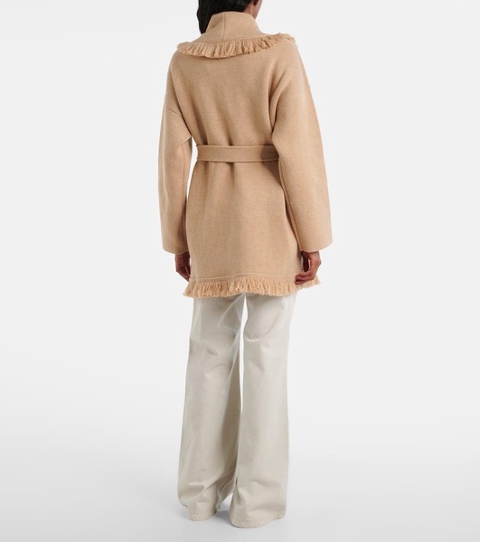 Cashmere and cotton cardigan