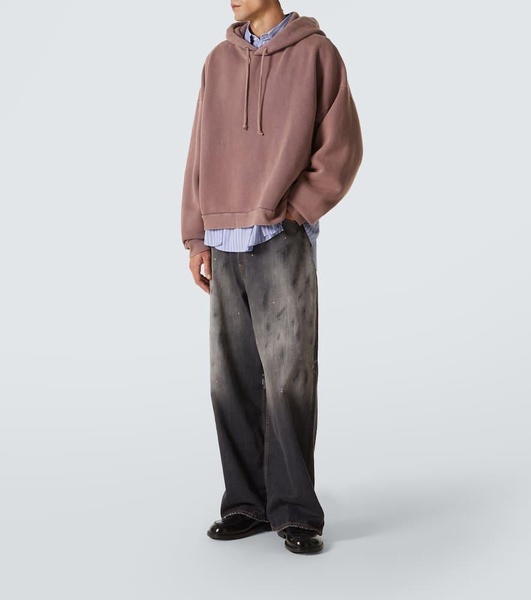 2023M distressed wide-leg jeans
