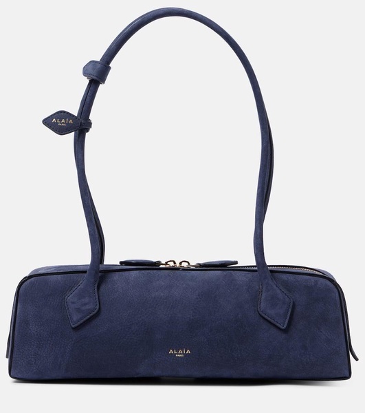 Le Teckel suede shoulder bag