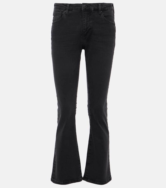 Jodi Crop high-rise flared jeans