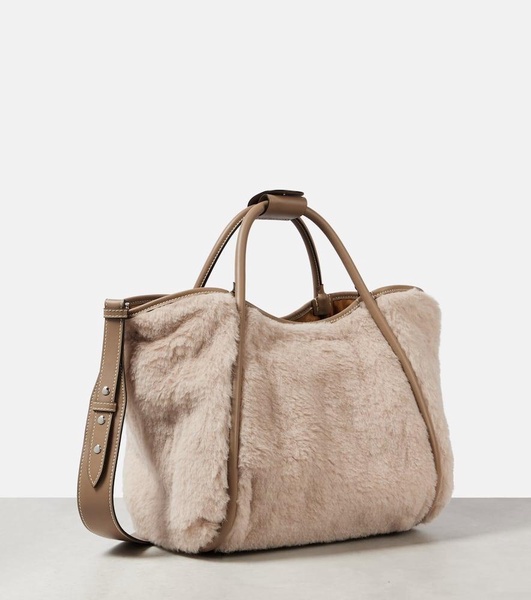 Marine Small teddy tote bag